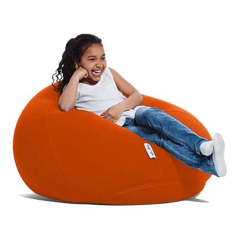 Yogibo Drop Premium ヨギボー ドロップ プレミアム オレンジ 一人掛け ビーズソファ ビーズクッション しずく型