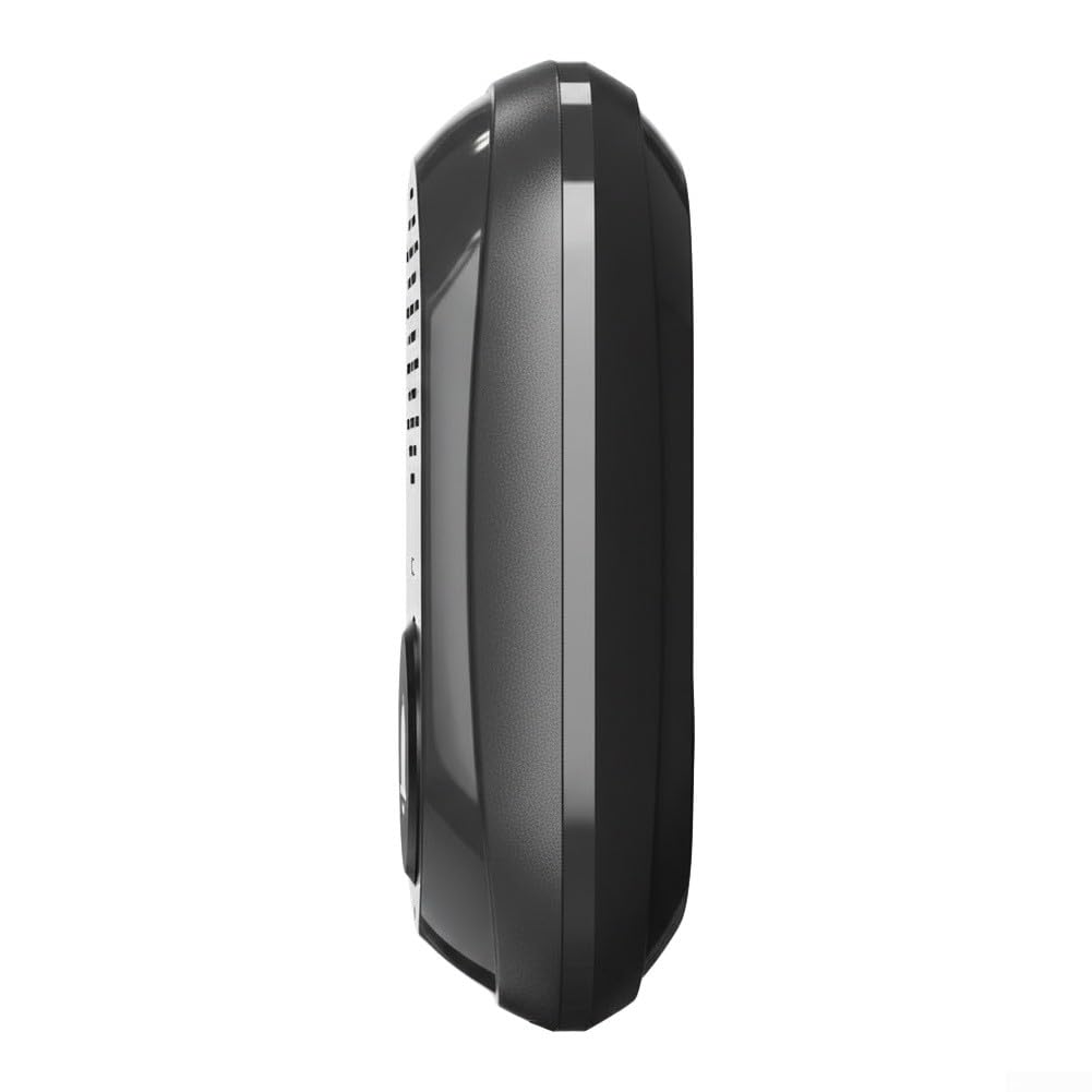Oniissy Citofono senza fili con portata di 300 metri, comunicazione a lunga distanza, impermeabile, unità esterna per la sicurezza domestica, con batteria di grande capacità (nero)