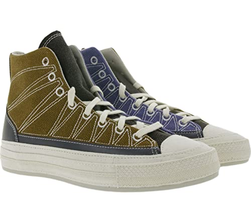 Converse Chuck Taylor 70 OX - Zapatillas deportivas para hombre y mujer, color azul y marrón, multicolor, 38 EU