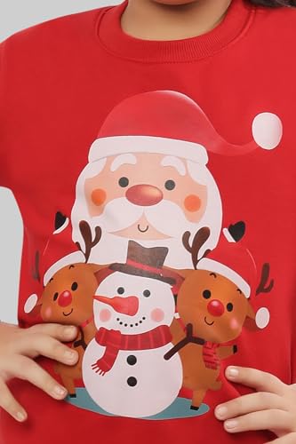 Image of Ninos Dreams Full Sleeves Girls Christmas Sweatshirts