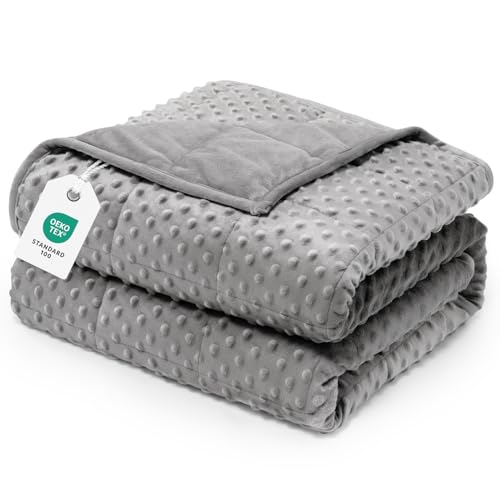 Wemore Minky Dot Weighted Blanket for Adults Queen Size 15