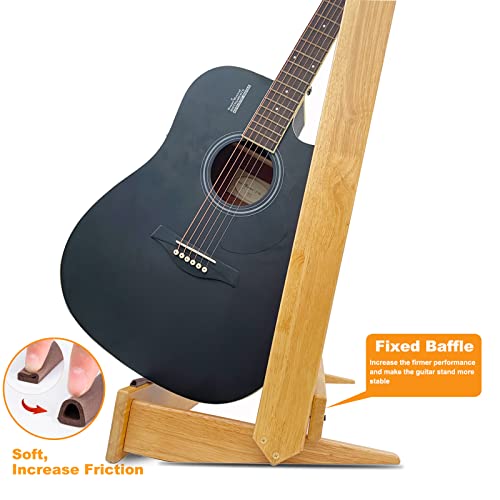Vkeda Hardwood Guitar & Bass Stands For Multiple Instrument Guitars & Basses Store Rack #TOP1