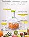 Brieftons Express Manual Food Chopper: 6.8-Cup, Hand Chopper Vegetable Cutter to Chop Veggies, Fruits, Herbs, Garlic Onion Chopper for Salsa, Salad, Pesto, Hummus, Guacamole, Coleslaw, Indian Cooking