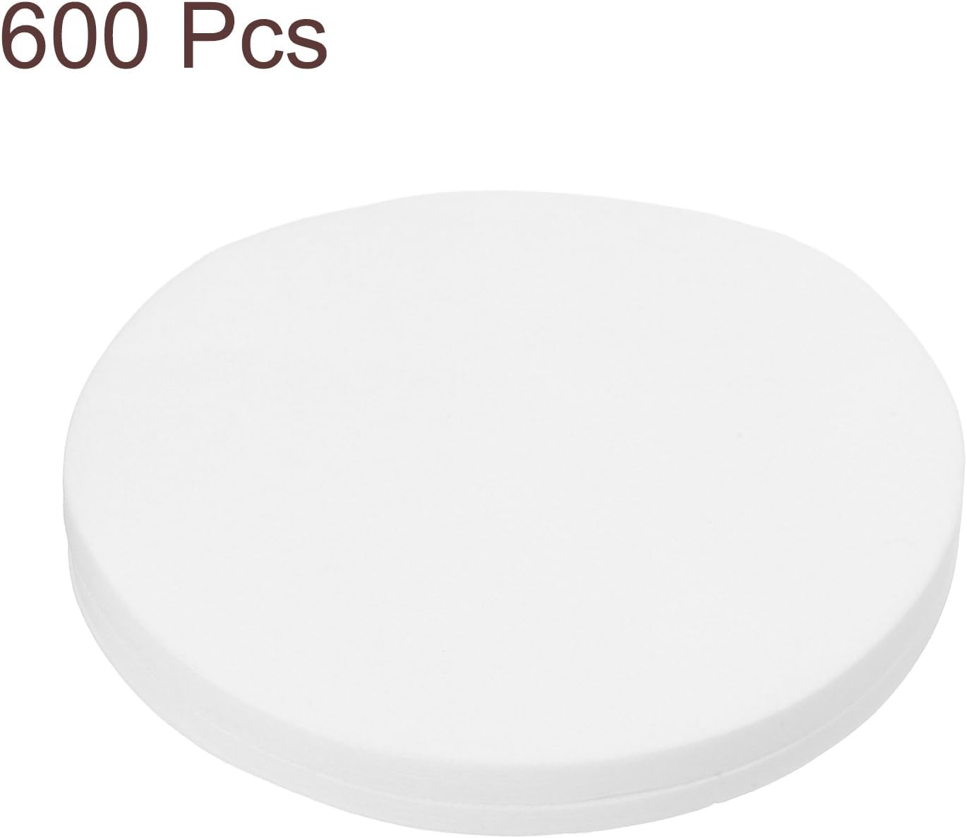 sourcing map 600Pcs Coffee Filters, 68mm Disposable Round Paper Filter White for Home Office Use Pour Over and Drip Coffee Maker
