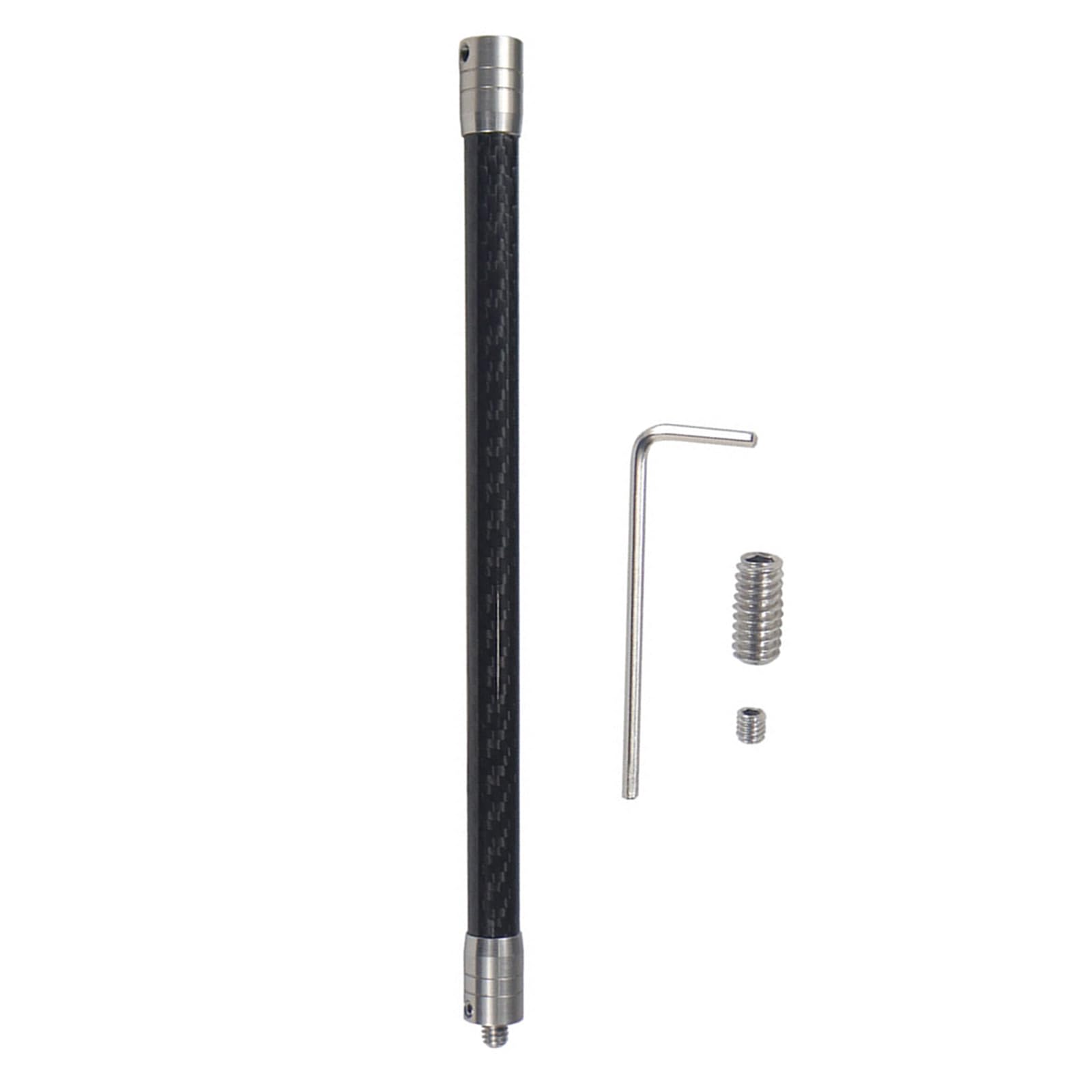 Buxuaaaa Extend Rod 1 / 4inch Selfie Stick 14mm Invisible Rod for Action Camera Helmet Monopod Extension Arm Camera Stabilizer Extension