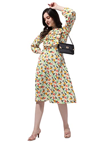 Image of OOMPH! Women's Wrap Knee Length Dress