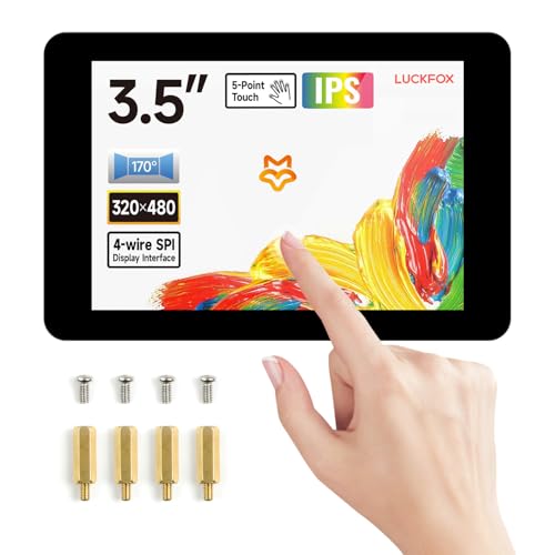Vibrant IPS Display: 3.5-inch capacitive touchscreen with 320x480 resolution and 262K colors for crisp, wide-angle viewing.