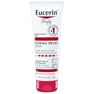Eucerin Baby Eczema Relief Body Cream, Fragrance Free Baby Eczema Cream, 8 Oz Tube