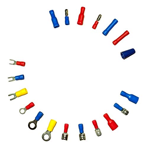 TheCoolio TCAITC Assorted Insulated Crimps Set (Multicolor, 152-Pieces)