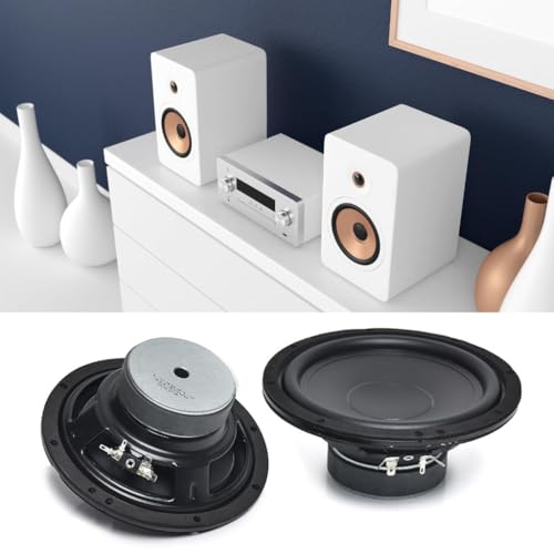 ECVGHD 6,5-calowy subwoofer 40 W wodoodporny głośnik o wysokiej czułości z zewnętrznym magnetycznym i gumowym brzegiem