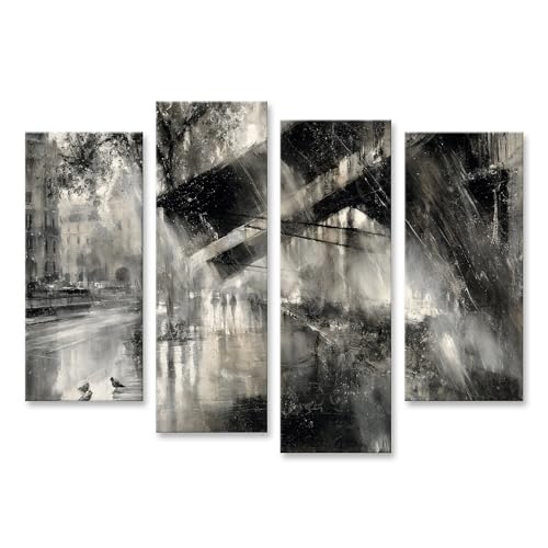 Tableau sur toile pluie mystique islandburner pour déco romantique