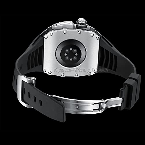 Kit de modification en alliage d'aluminium luxe pour iWatch 45mm