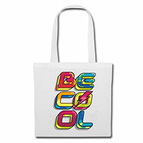sac à bandoulière BE COOL LIFESTYLE FASHION STREETWEAR HIPHOP SALSA LEGENDARY Sac Turnbeutel scolaire en blanc