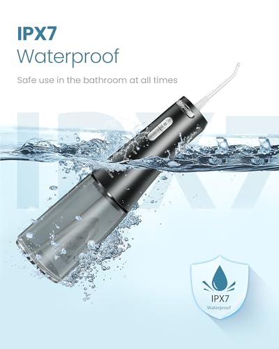 Onlyone FC5360 BLACK Water Dental Flosser Pick For Teeth, 300Ml Portable Oral Irrigator thumb #7