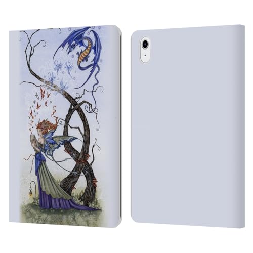 Protection iPad Air 11 2024 étui portefeuille cuir fée dragon Amy Brown