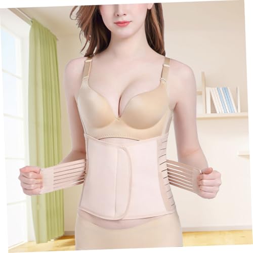 Faja postparto para abdomen y soporte lumbar beige miniatura 3