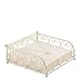 Produktbild Ambiente Metall Serviettenhalter Heart Herz Creme Beige Für Servietten 33 x 33 cm