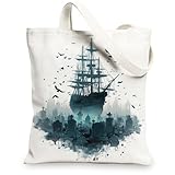 sac prenom l'oiseau bateau Cadeau idéal : une idée cadeau réutilisable et élégante pour les amis, la famille, les camarades de classe ou les enseignants ; parfait pour Noël, les anniversaires ou les occasions à thème