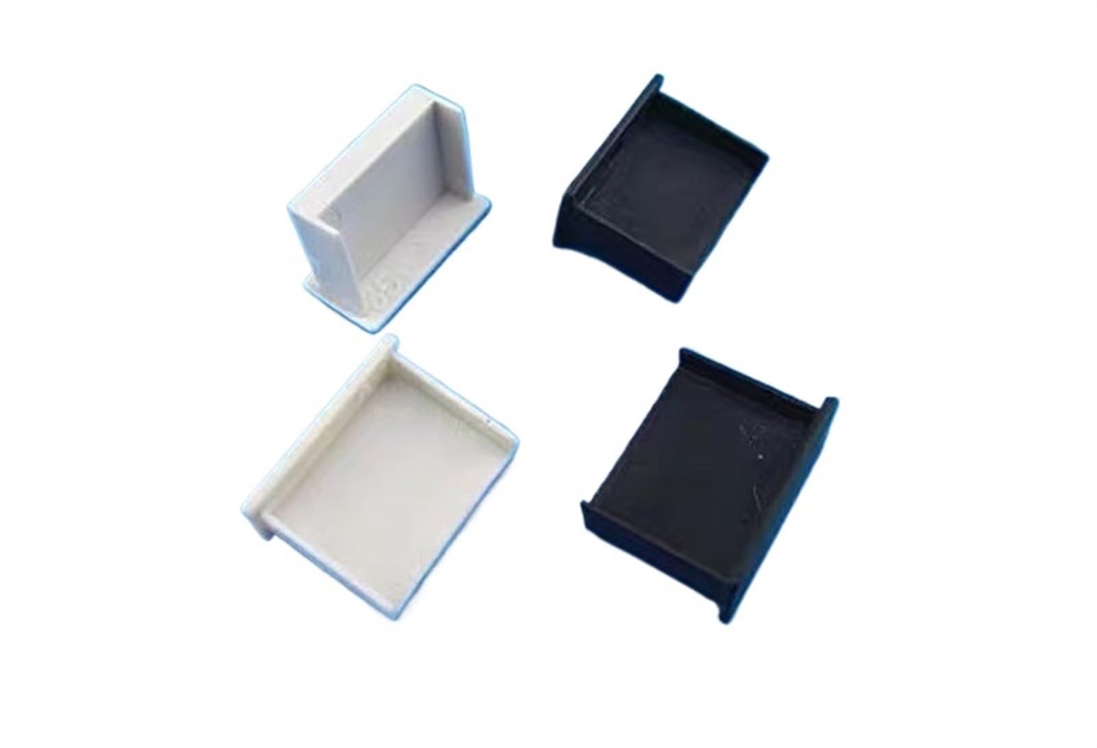 50 Uds. Tapón Antipolvo USB, usbc-4 de Arranque Antipolvo, Cubierta Protectora de Agujero Negro(Black USB Dust Plug)