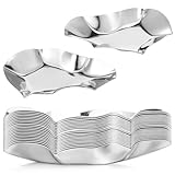 24pcs 304 Stainless Steel Oyster Shells, Oyster Grilling Shells for Cooking Oysters, Shrimp, Scallops, Clams