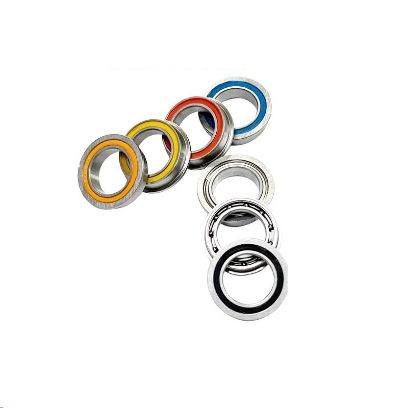 DINGGUANGHE 10pcs SF6700ZZ/F6700ZZ/F6700 Open Miniature Stainless Steel Flange Bearing 10x15x4mm Flanged Ball Bearings (Style : SF6700 Open, Size : 10x15x4mm)