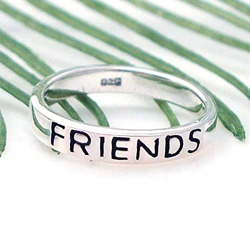 AeraVida Friends Forever .925 Sterling Silver Band Ring4