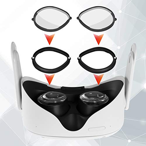 NEWZEROL voor Quest 2 Lens Scratch Pad Bescherming Bijziendheid Bril tegen krassen VR Headset Lens Compatibel voor Quest… - Image 8