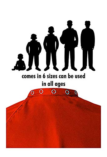 Barber Cape – Water And Stain Resistant Apron With Adjustable Snap Closure For Hairstylists, Hairdressers and Barbers Salon – Easy Clean, Hanging Loop, 50” x 60” - HairDay Care (2 Pack Red)