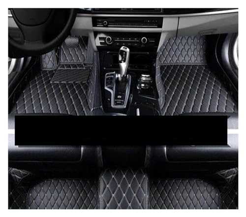 Tapis de sol voiture Panamera G1 SWB beige noir pour les trajets du quotidien