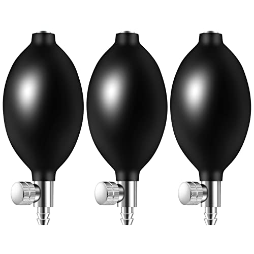 Lamoutor 3Pcs Blood Pressure Latex Bulb Replacement Inflation Bulb Pump Hand Squeeze…