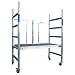 Produktbild Alumexx ALX X-up 1.0, Klappgerüst, X-Rohrkonstruktion, Aluminiumgerüst, Mini-Gerüst, Rollgerüst, Alu-Gerüst, Sehr kompakt, Aluminium (Aluminium, 3M arbeitshöhe)
