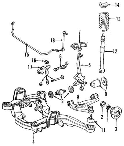 Amazon.com: Mercedes-Benz 140 320 11 89, Suspension Stabilizer Bar 