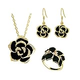 🌺【Regalo Perfetto】Questa parure di gioielli con camelia è sicuramente il regalo perfetto per tua moglie/fidanzata/madre/fidanzata o chiunque ti stia a cuore soprattutto per esprimere i tuoi saluti e il tuo amore. Gli orecchini a camelia sono anche una delle scelte migliori per la festa della mamma, il compleanno, l'anniversario, San Valentino, Natale o per l'uso quotidiano.