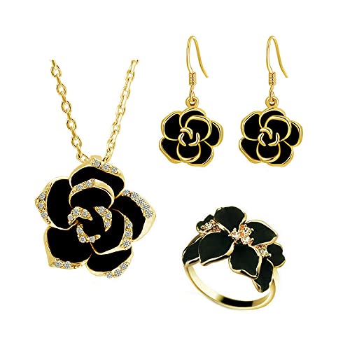 🌺【Regalo Perfetto】Questa parure di gioielli con camelia è sicuramente il regalo perfetto per tua moglie/fidanzata/madre/fidanzata o chiunque ti stia a cuore soprattutto per esprimere i tuoi saluti e il tuo amore. Gli orecchini a camelia sono anche una delle scelte migliori per la festa della mamma, il compleanno, l'anniversario, San Valentino, Natale o per l'uso quotidiano.