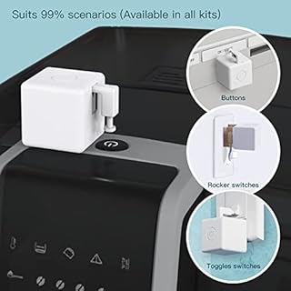 MOES Smart Fingerbot 2packs with Tuya Bluetooth Hub and Accessory kit, Smart Switch Button Pusher Adds Finger Touch Control, Compatible with Alexa, Google Home, Timing and Remote Control Finger Bot