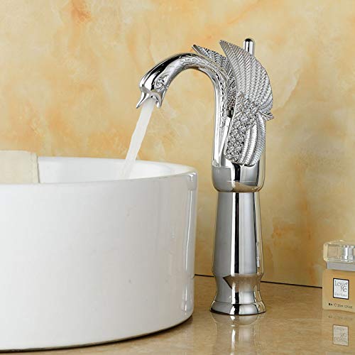 Robinet mitigeur pour lavabo doré sculpté sublime votre vasque à poser