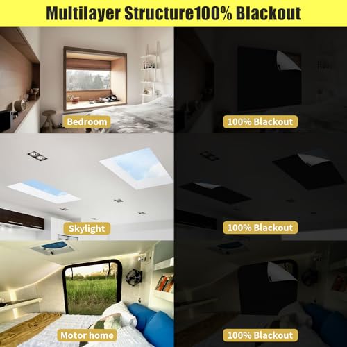 Portable Blackout Blind 200x150cm, Temporary 100% Blackout Material, Easy to Stick On No Drill Blinds Blackout Curtains, Window,Easy Fit Home Office Loft Nursery or Travel (200 * 150) - Cosy Home Interiors Portable Blackout Blind 200x150cm, Temporary 100% Blackout Material, Easy to Stick On No Drill Blinds Blackout Curtains, Window,Easy Fit Home Office Loft Nursery or Travel (200 * 150) - Image 6