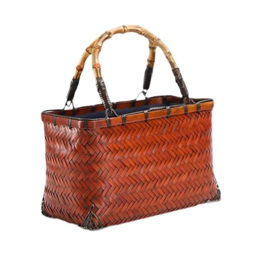 Bolso Tote Tejido de Bambú para Actividades al Aire Libre miniatura 6