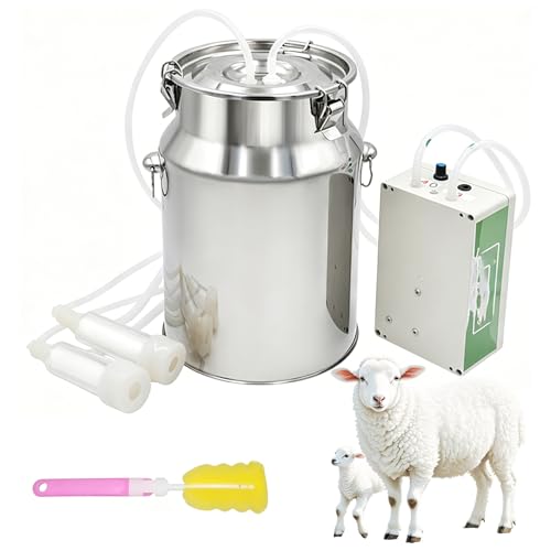 Machine à traire électrique pour chèvre et brebis avec réservoir inox 10L rechargeable