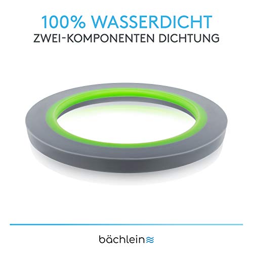Bächlein flexibler Ablaufschlauch aus Kunststoff fürs Waschbecken - G 1 1/4 x 32 mm, ausziehbar von 320-800mm, Geruchsverschluss individuell anpassbar
