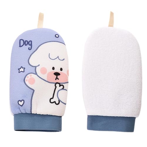 Guantes para el exfoliante corporal | Suave de baño – Ducha para exfoliación corporal para piel muerta | Ideal para hombres, mujeres, niños, niñas, jóvenes, adolescentes, hijos, hijas y toda la