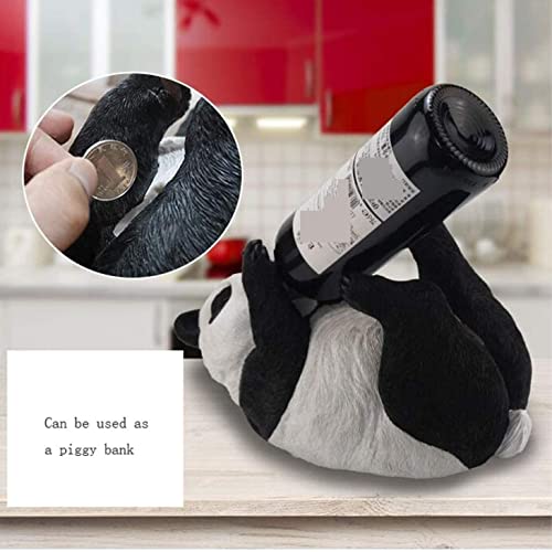Soporte para botellas de vino creativo Panda multifunción miniatura 3