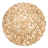 Matière : fabriquée en paille, cette matière est facile à transporter, stable et résistante, une longue durée de conservation. chapeaux miniatures artisanaux, chapeaux pour mini-poupées