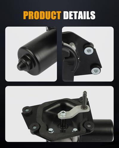 Image of ROADFAR Front Windshield Wiper Motor Fit for Ford for Ranger 2008-2011 | For Ford For Crown Victoria 2007-2011|For Mercury For Grand Marquis 2007-2011|Replace 9C2417508AD|9L5417504AC|12 Pins