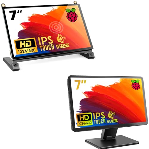 Image of ROADOM 7'' Raspberry Pi Monitor & 7'' Touchscreen with Case