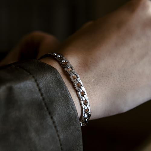 GLD Shop Cuban Bracelet - 3MM/6MM/5MM//8MM/12MM Sizes - 6/7/8/9 Inch Lengths - Gold/White Gold - Unisex2