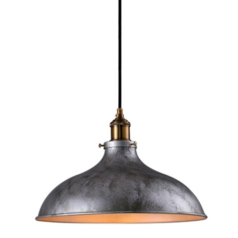 Lustre en fil suspendu pour cuisine et restaurant, luminaire vintage argenté de style ferme américaine