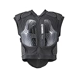 ヤマハ発動機(Yamaha) バイク用ライディングプロテクター べスト YAD03 ブラック XLサイズ Q1G-KOM-Y00-00X CE規格レベル2