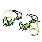 FMOPQ 14 Teeth Ultralight Claws Crampons Shoes Non Slip...