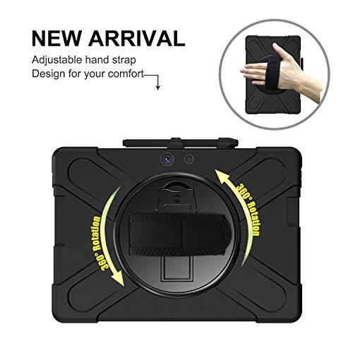 Coque Microsoft Surface Pro X antichoc avec béquille rotative - 6